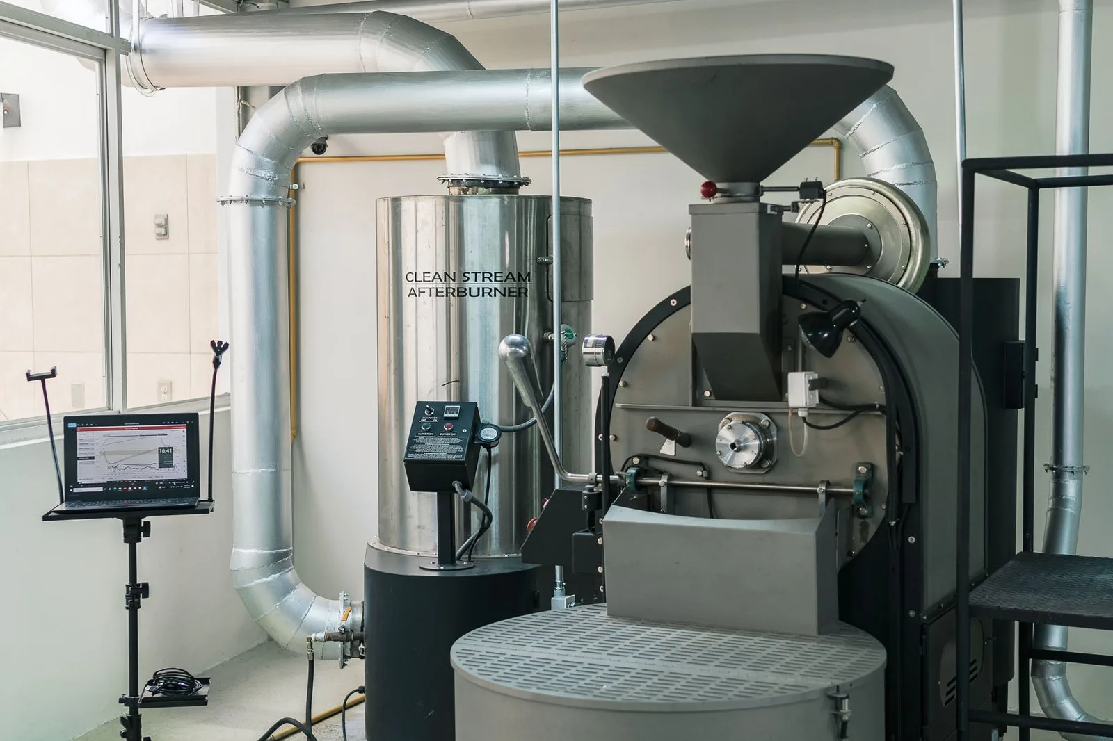 Industrial coffee processing equipment for global retailers — Transxpo Clean Stream Afterburner